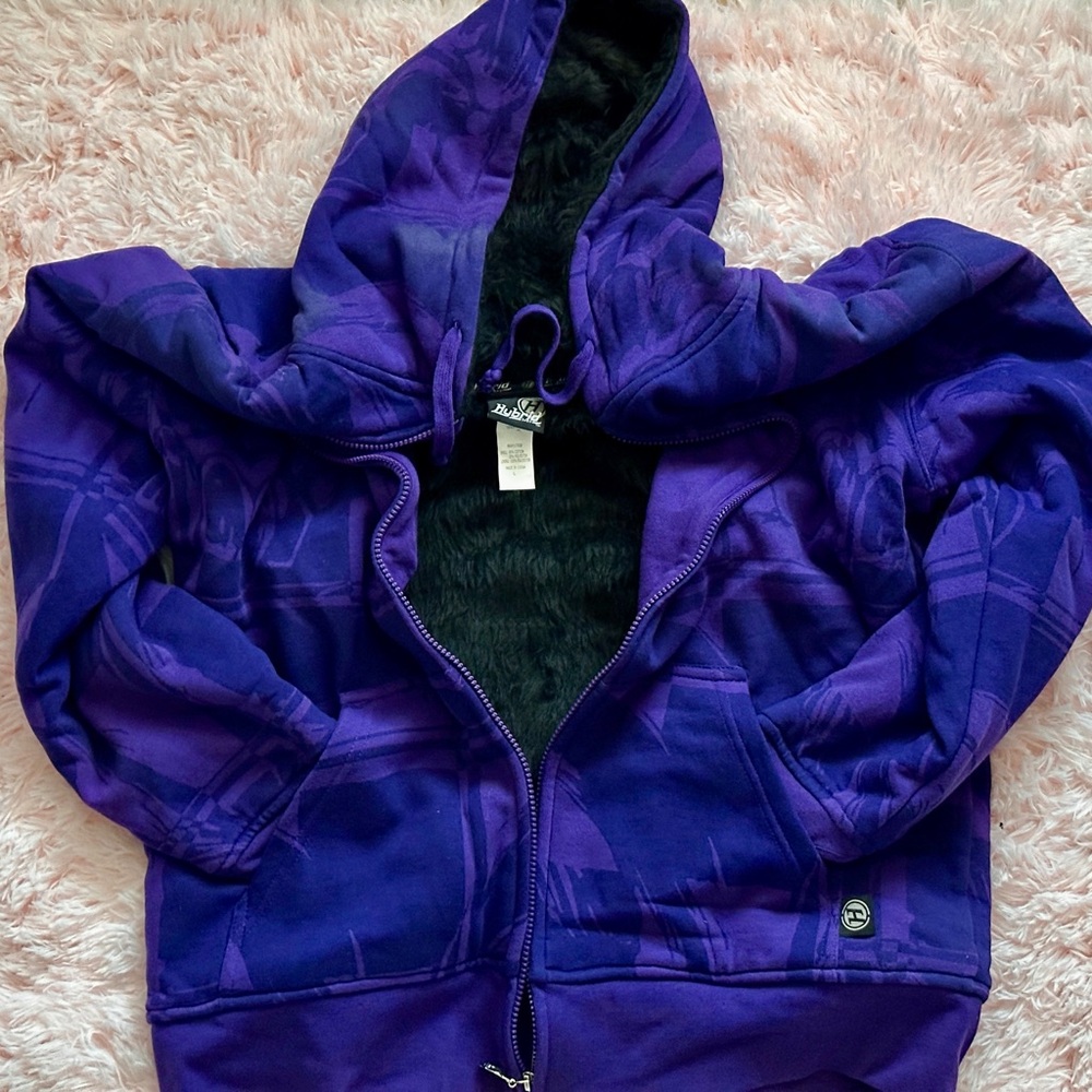 Hybrid Tees Men’s Inner Fleece Hooded Jacket.